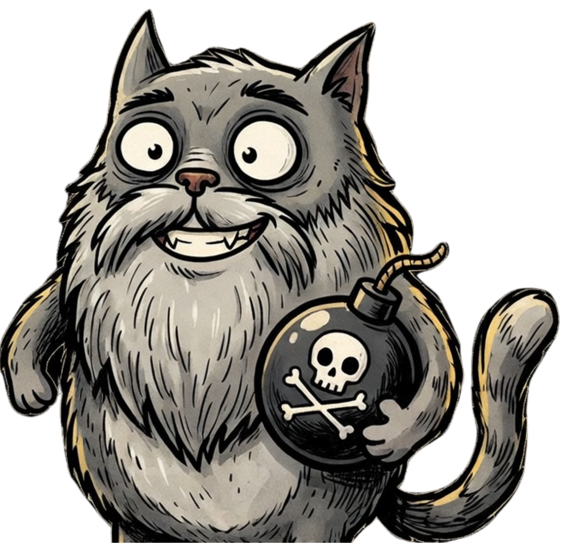 Profile picture of team member Ivan in Exploding kittens style (avatar)