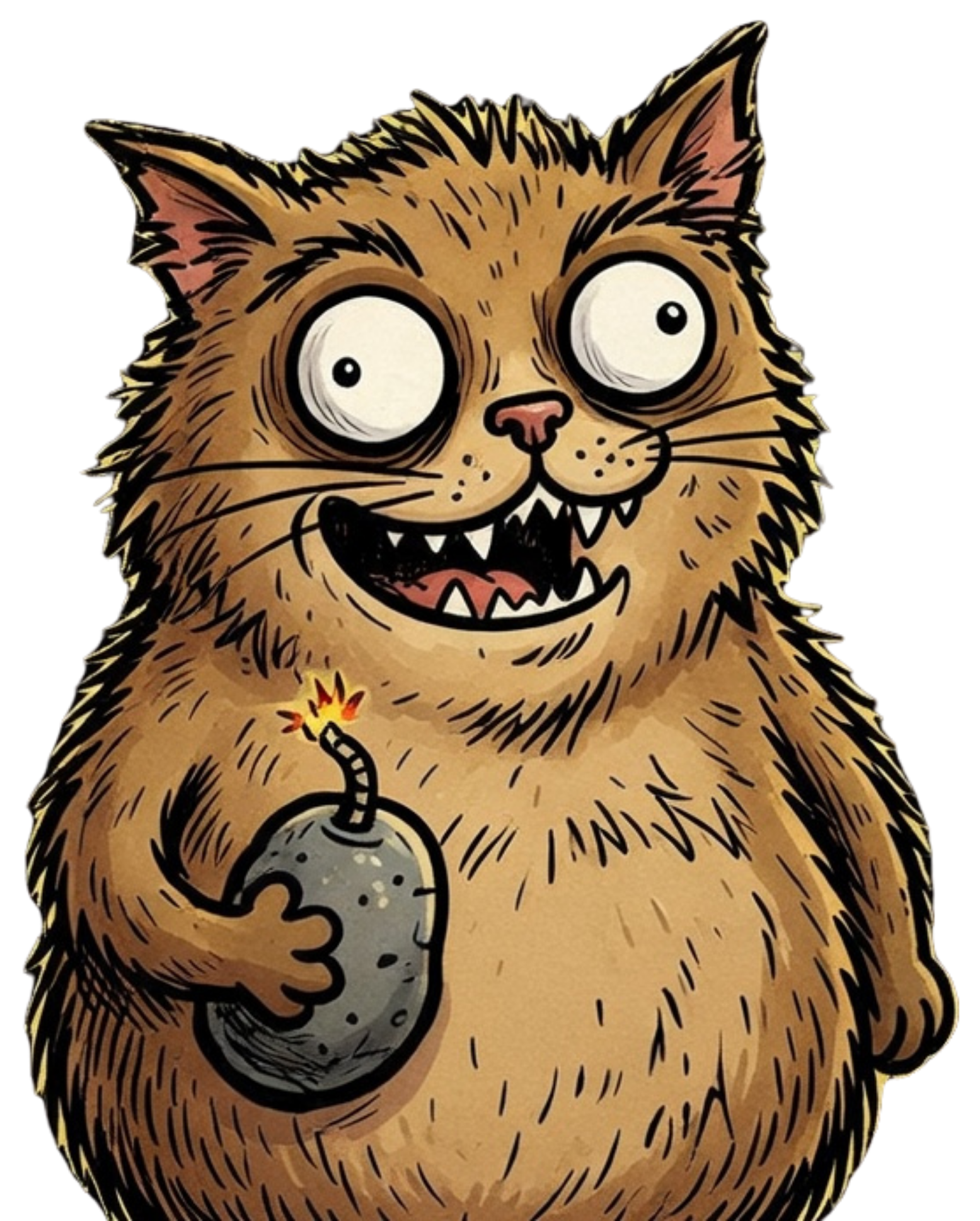 Profile picture of team member Jan in Exploding kittens style (avatar)