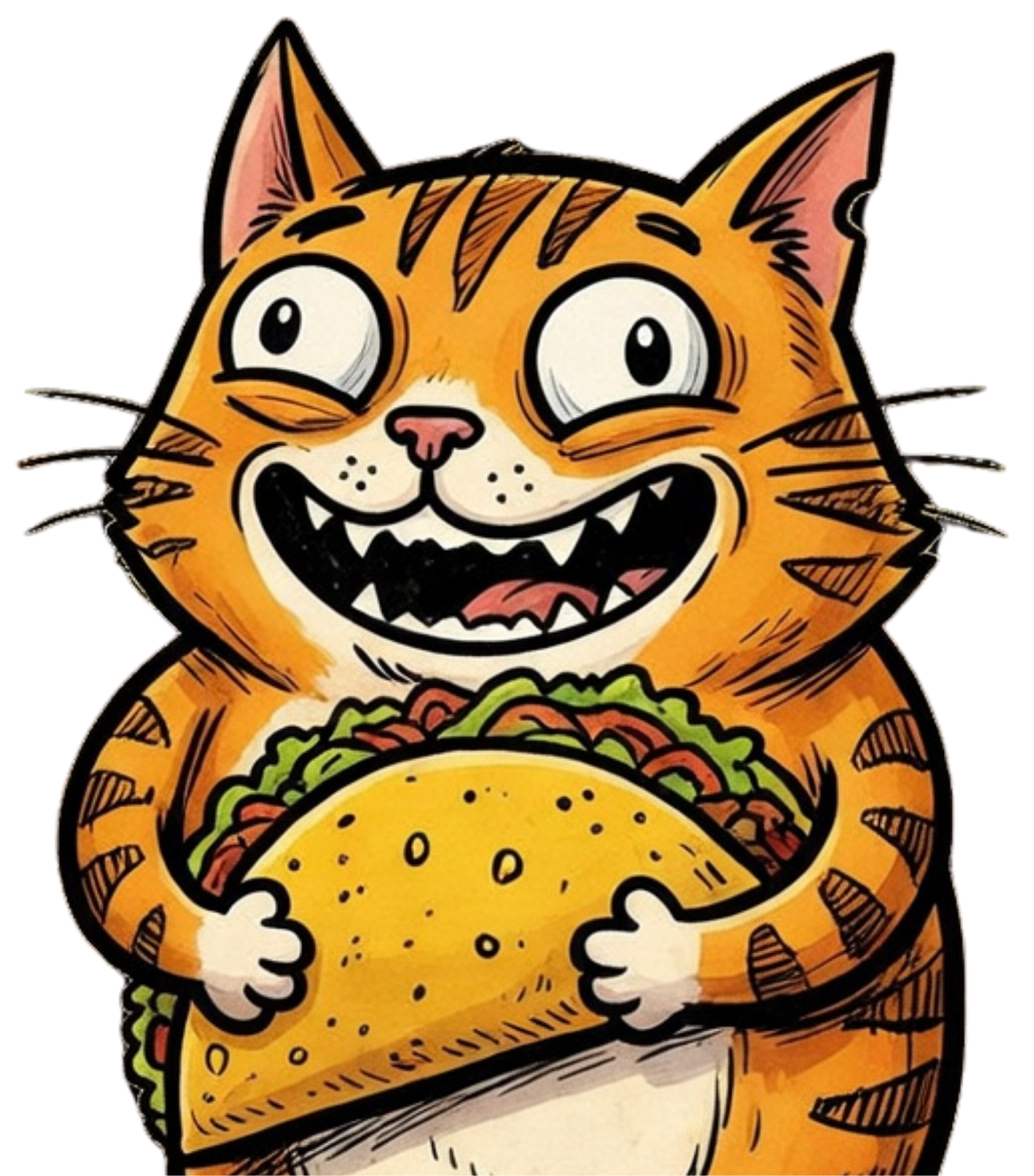 Profile picture of team member Jeroen in Exploding kittens style (avatar)